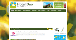 Desktop Screenshot of hotel-duo.cz